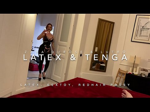 ❤️ Roodharige stiefzus in latex kostuum geneukt door stiefbroer ☑ Anal video at us ☑